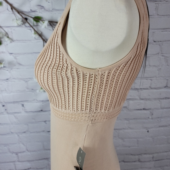 - NYC EVA MENDES NUDE KNITTED COCKTAIL DRESS… - Picture 9 of 16